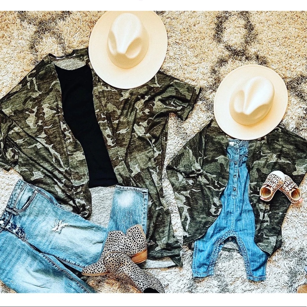Mommy & Me Camo Cardigan • Kids